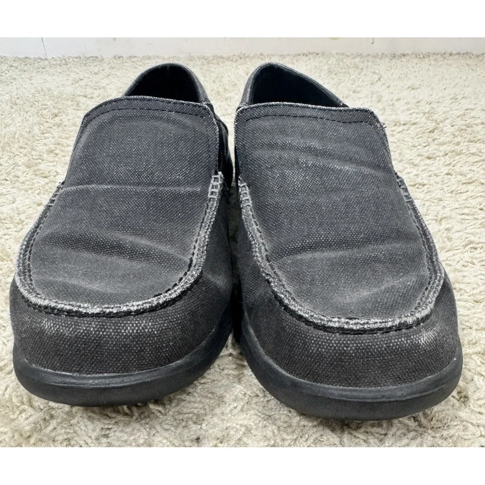 Crocs Mens Santa Cruz 2 Gray Slip On Loafers Water Boat Shoes Size 8 Comfort‎